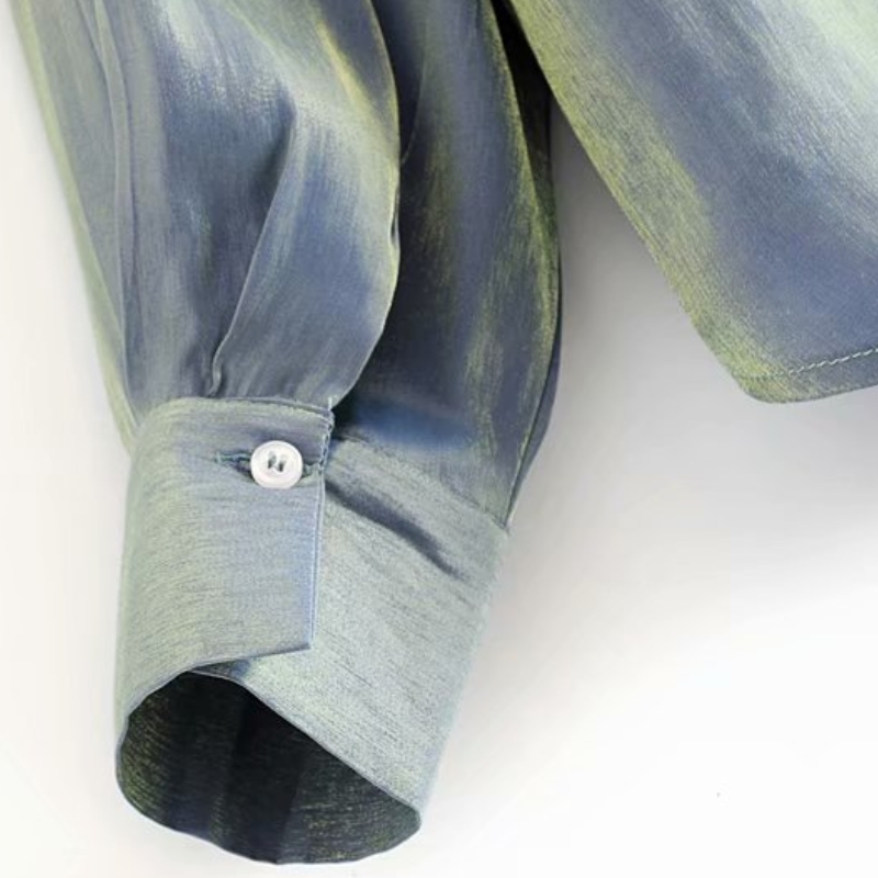 Solid Women Long Sleeves Oversize Shirt Autumn Leisure Lady Turn-down Collar Blouse Loose Tops S6326 210430Z