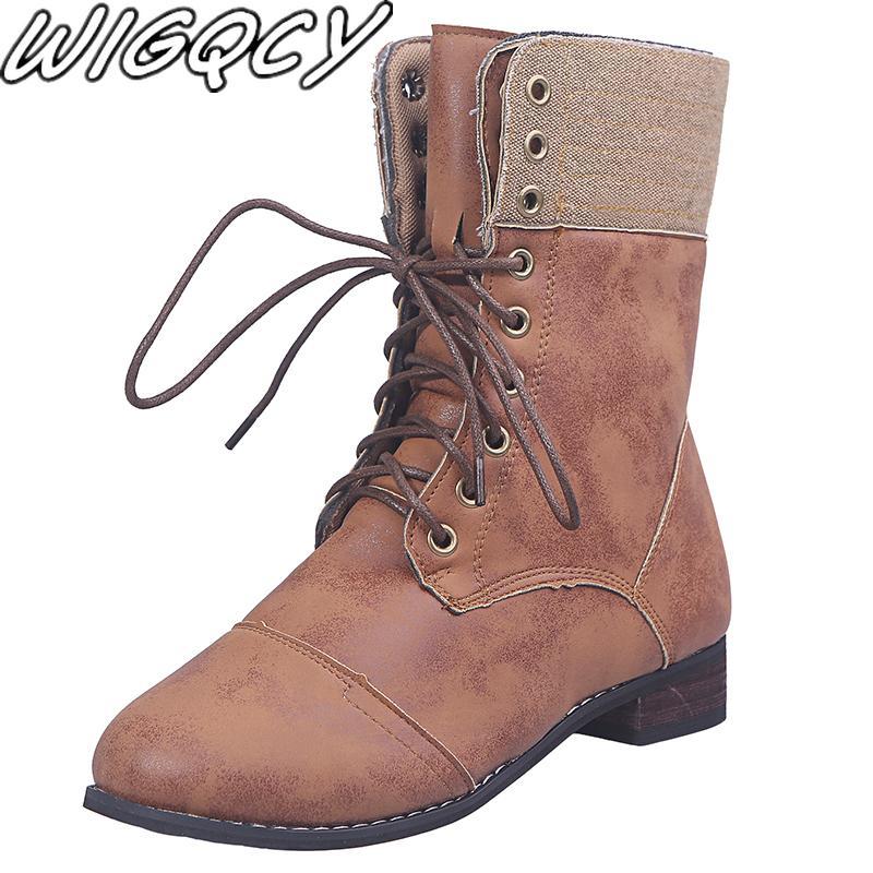 Boots Basic Women Mid-Calf Round Toe laceup Platform Decor Female Shoes Fur Plush Insole Winter Plus Size 36-43 PU KH6Y, Dark gray
Boots Basic Women Mid-Calf Round Toe laceup Platform Decor Female Shoes Fur Plush Insole Winter Plus Size 36-43 PU KH6Y, Dark gray