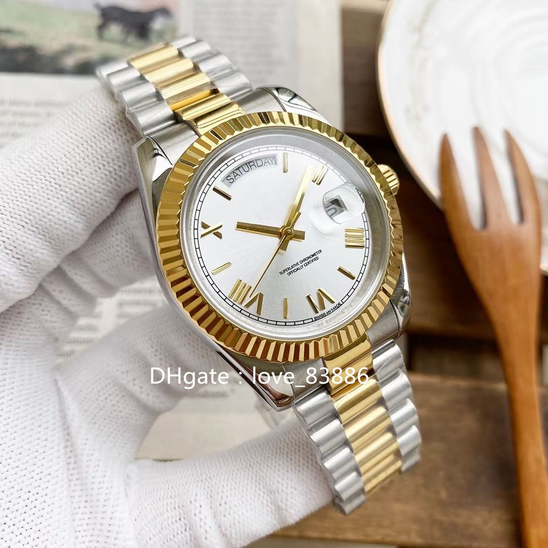 Men watches 41mm Double calendar high quality automatic mechanical date business luminous stainless steel waterproof diving 316L watch, 19
Men watches 41mm Double calendar high quality automatic mechanical date business luminous stainless steel waterproof diving 316L watch, 19