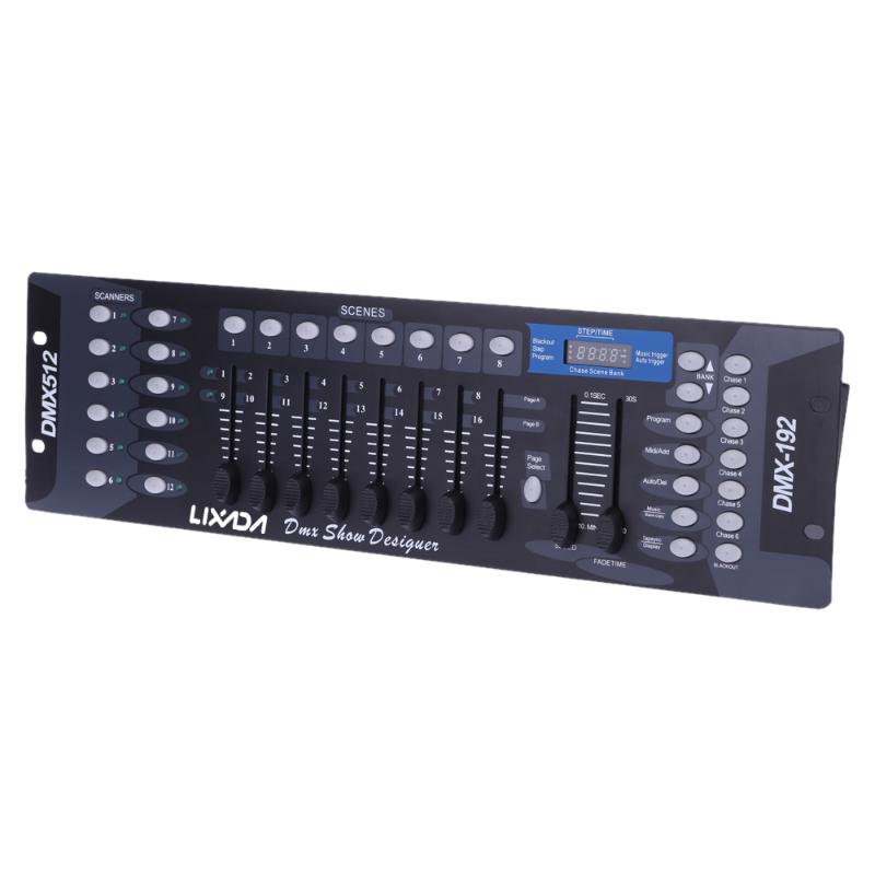 Effects 192 Channels DMX512 Stage Lighting Effect Controller Console For Light Party DJ Disco Operator Equipment Controll Machine
Effects 192 Channels DMX512 Stage Lighting Effect Controller Console For Light Party DJ Disco Operator Equipment Controll Machine