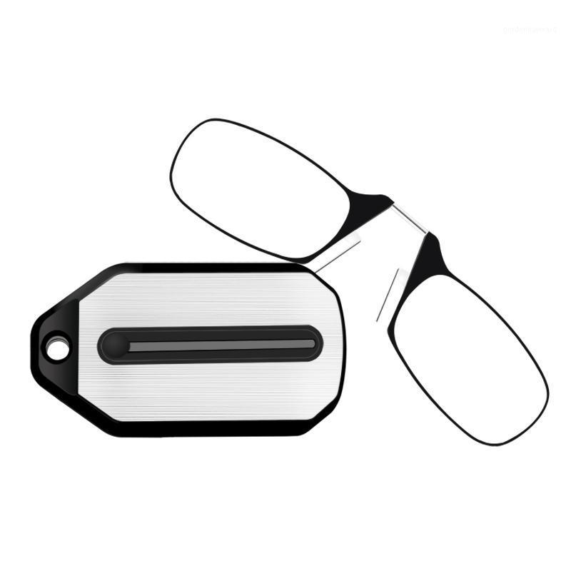 Sunglasses Ladies Mini Nose Clip On Reading Glasses Women 2.0 Magnifying Presbyopic Eyewear Men Rimless