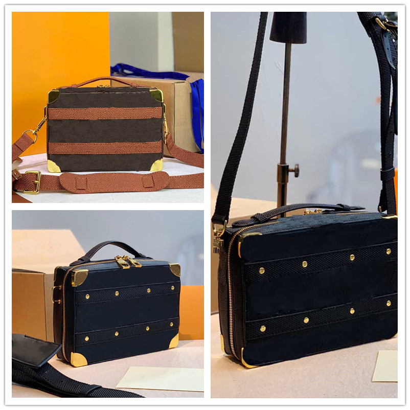 2021 Original High Quality Luxurys Designers Bags HANDLE TRUNK Purse Women Fashion Monograms MIL Nylon Crossbody Shoulder Bag Co-branded MessengerBag
2021 Original High Quality Luxurys Designers Bags HANDLE TRUNK Purse Women Fashion Monograms MIL Nylon Crossbody Shoulder Bag Co-branded MessengerBag