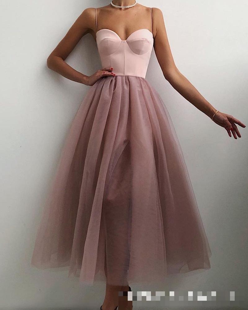 Women Dress Temperament Mesh Party es Sleeveless Backless Sexy Summer es High Waist Split Plus Size 210513