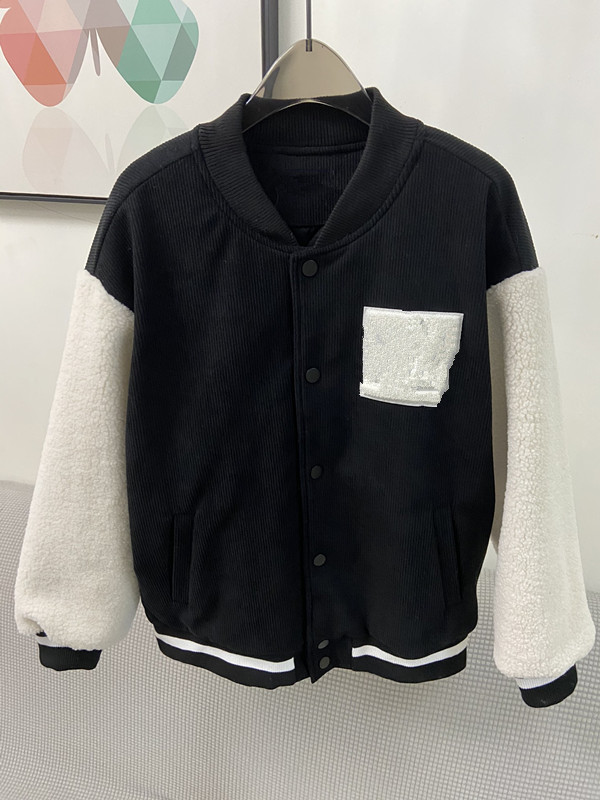 Women' 2022 corduroy cotton jacket lamb hair stitching baseball uniform jacket jacket 1114, Customize
Women' 2022 corduroy cotton jacket lamb hair stitching baseball uniform jacket jacket 1114, Customize