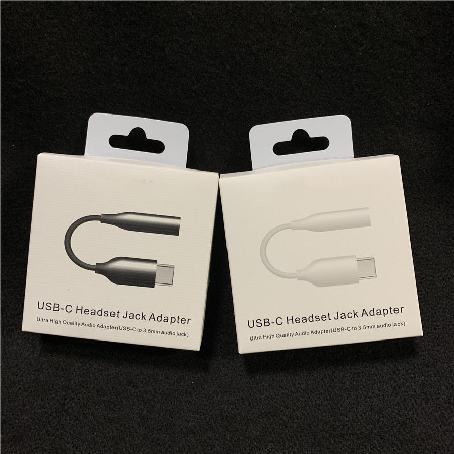Type-C USB-C male to 3.5mm Earphone cable Adapter AUX audio female Jack for Samsung note 10 20 plus
