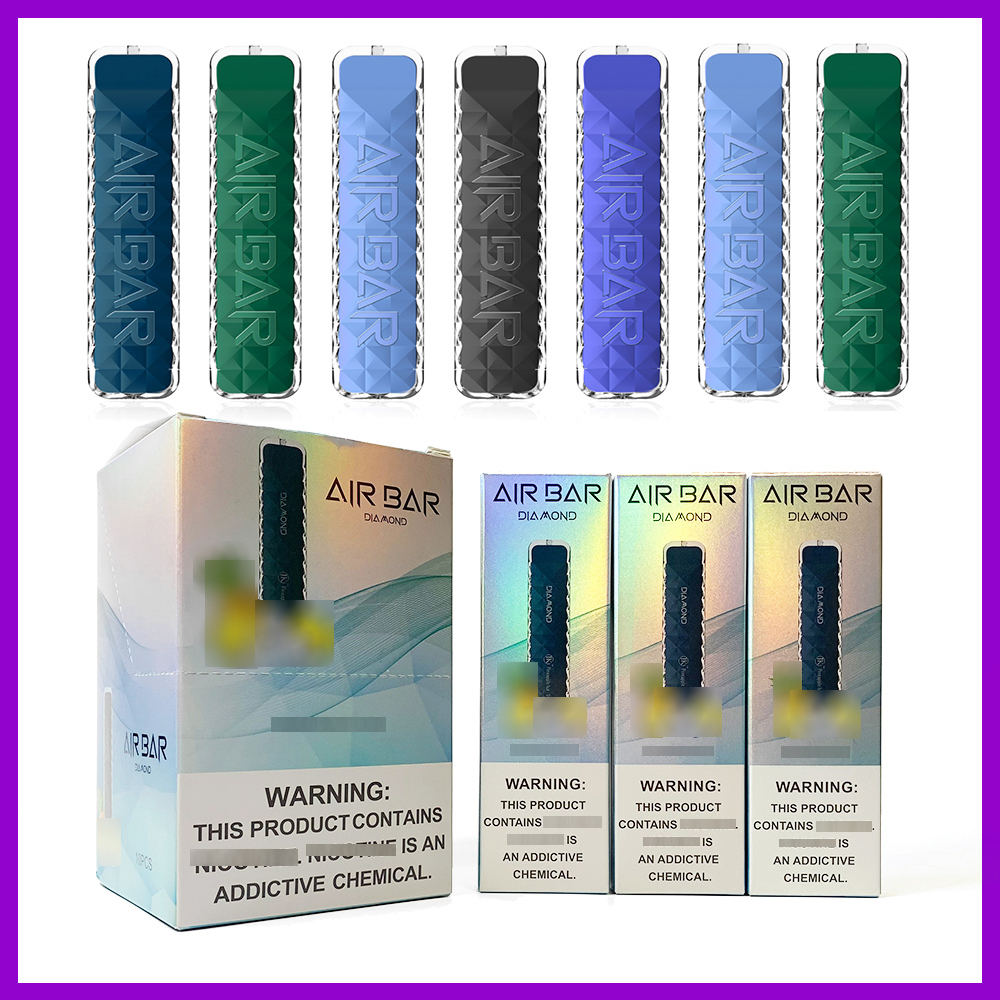 AIR BAR DIAMOND Disposable Vape E Cigarette Pen Pod Device Built-in 380mah battery Pods 500 puffs Dab Starter Kit vs puff plus bang xxl
AIR BAR DIAMOND Disposable Vape E Cigarette Pen Pod Device Built-in 380mah battery Pods 500 puffs Dab Starter Kit vs puff plus bang xxl