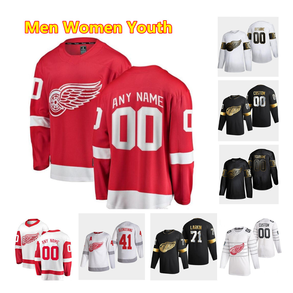 2021 Reverse Retro ICE Hockey Jersey 65 Danny DeKeyser Jonathan Ericsson Filip Hronek Patrik Nemeth 71 Larkin (A) Custom Stitched Detroit Re, Black;red
2021 Reverse Retro ICE Hockey Jersey 65 Danny DeKeyser Jonathan Ericsson Filip Hronek Patrik Nemeth 71 Larkin (A) Custom Stitched Detroit Re, Black;red