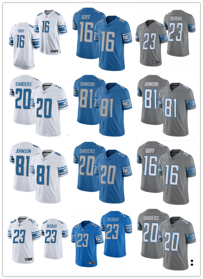 Men Youth Women DetroitLionsJersey 20 Barry Sanders 16 Jared Goff 23 Jeff Okudah 32 D'Andre Swift 81 Johnson Football Jerse, Black;red
Men Youth Women DetroitLionsJersey 20 Barry Sanders 16 Jared Goff 23 Jeff Okudah 32 D'Andre Swift 81 Johnson Football Jerse, Black;red