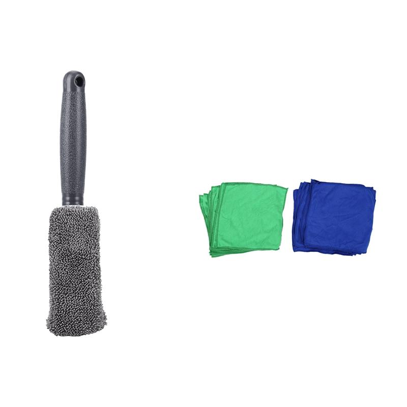 Gift Sets 1x Car Superfine Fiber Long Handle Tires Brush Clean Cloth Tire Gray & 20 X Large Microfibre Cloths Wash Towel
Gift Sets 1x Car Superfine Fiber Long Handle Tires Brush Clean Cloth Tire Gray & 20 X Large Microfibre Cloths Wash Towel