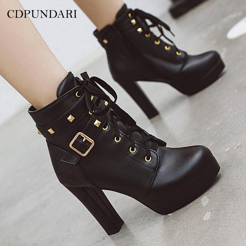 Boots High Heels Ankle For Women Platforms Ladies Spring Autumn Short Shoes Botas Mujer Botte Femme Zapatos, Black
Boots High Heels Ankle For Women Platforms Ladies Spring Autumn Short Shoes Botas Mujer Botte Femme Zapatos, Black