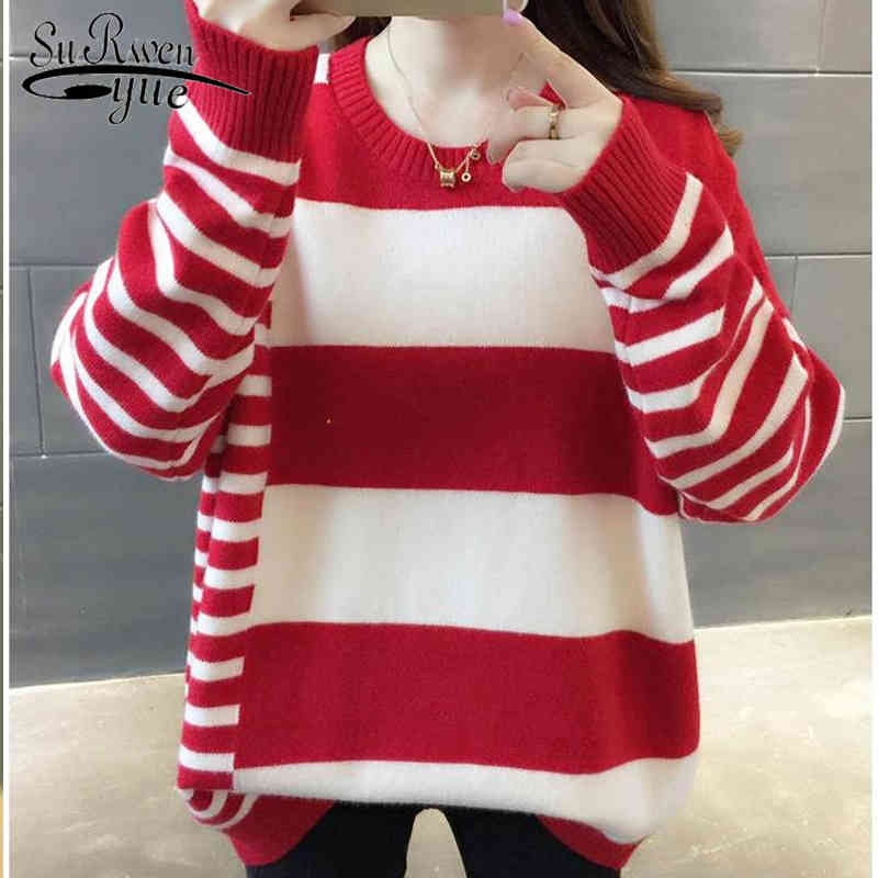 Fashion Elegant Women Sweater Long Sleeve O-neck Soft Casual Blouses Sweet Stripe Tops 5776 50 210521, Yellow
Fashion Elegant Women Sweater Long Sleeve O-neck Soft Casual Blouses Sweet Stripe Tops 5776 50 210521, Yellow