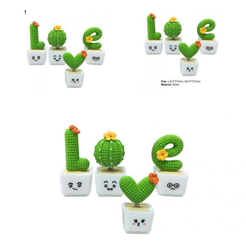Interior Decorations Cactus Miniature Elastic Figurine Lovely Wear-resistant Excellent LOVE Fairy Garden
Interior Decorations Cactus Miniature Elastic Figurine Lovely Wear-resistant Excellent LOVE Fairy Garden