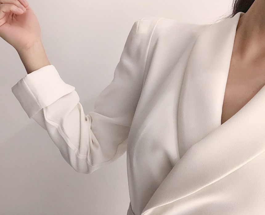 Autumn Elegant For Women Turn-Down Collar Office Vestidos Lady Double-Breasted Long Dresses 210520