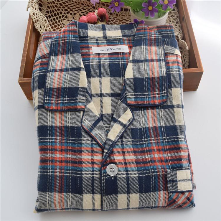 Men's Sleepwear Cotton Pajamas Male 2PCS PJS Set Print Plaid Lounge Wear Spring Autumn Intimate Lingerie Soft Home Clothes, Black;brown
Men's Sleepwear Cotton Pajamas Male 2PCS PJS Set Print Plaid Lounge Wear Spring Autumn Intimate Lingerie Soft Home Clothes, Black;brown