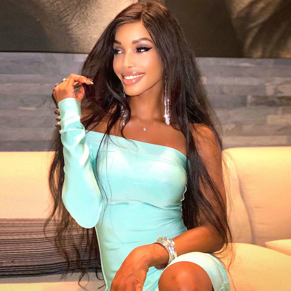 Free Women Sexy Strapless Bandage Dresses Off Shoulder Long Sleeve Bodycon Club Dress Party Vestidos 210524