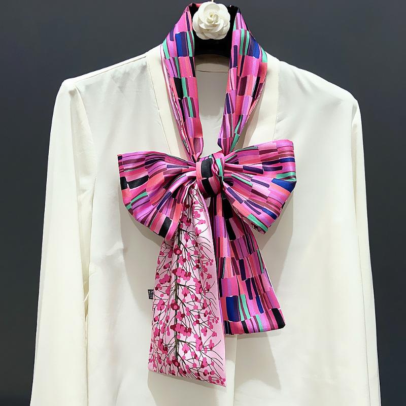 Scarves 2021 Flamingo Spring Silk Scarf Brand Color Lattice Double-deck Women Neckerchief Head Summer For Ladies
Scarves 2021 Flamingo Spring Silk Scarf Brand Color Lattice Double-deck Women Neckerchief Head Summer For Ladies