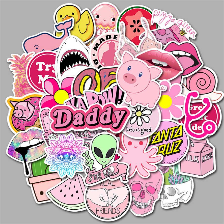 Cartoon graffiti stickers pink green black red colorful small fresh suitcase water cup skateboard refrigerator waterproof Animal plant stick
Cartoon graffiti stickers pink green black red colorful small fresh suitcase water cup skateboard refrigerator waterproof Animal plant stick