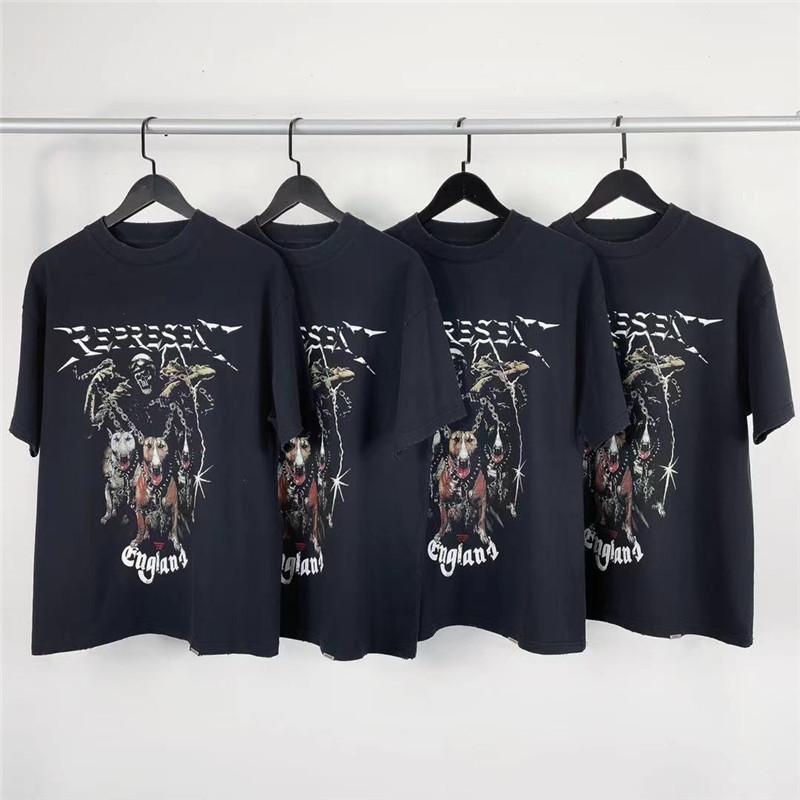 Men' T-Shirts High Quality Represent Soul Hound Men T-shirt 1:1 Vintage Women T Shirt Heavy Fabric Graphic Shirts 
Men' T-Shirts High Quality Represent Soul Hound Men T-shirt 1:1 Vintage Women T Shirt Heavy Fabric Graphic Shirts
