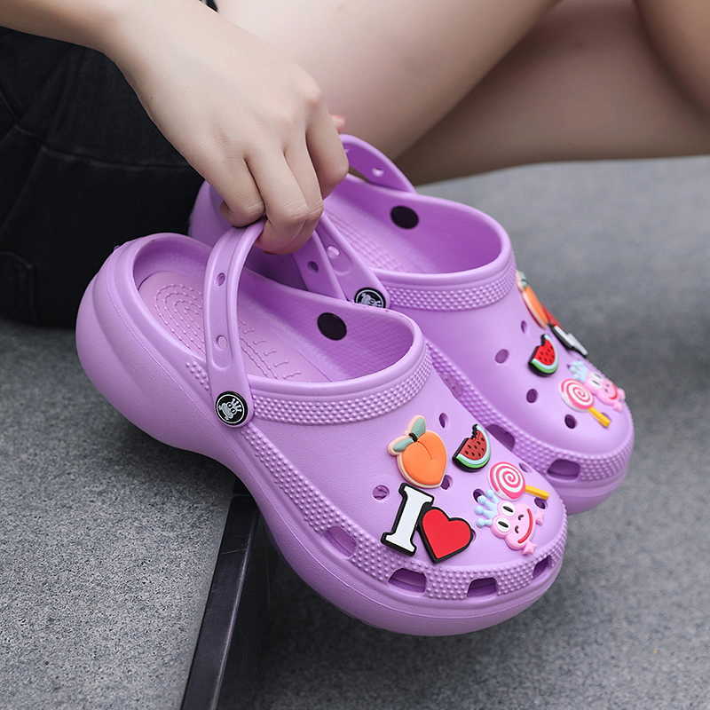 Purple Cute Cartoon Sandals Women Clogs Wedge Shoes Platform Outdoor Beach Garden Nurse Y0721, Purple -799
Purple Cute Cartoon Sandals Women Clogs Wedge Shoes Platform Outdoor Beach Garden Nurse Y0721, Purple -799