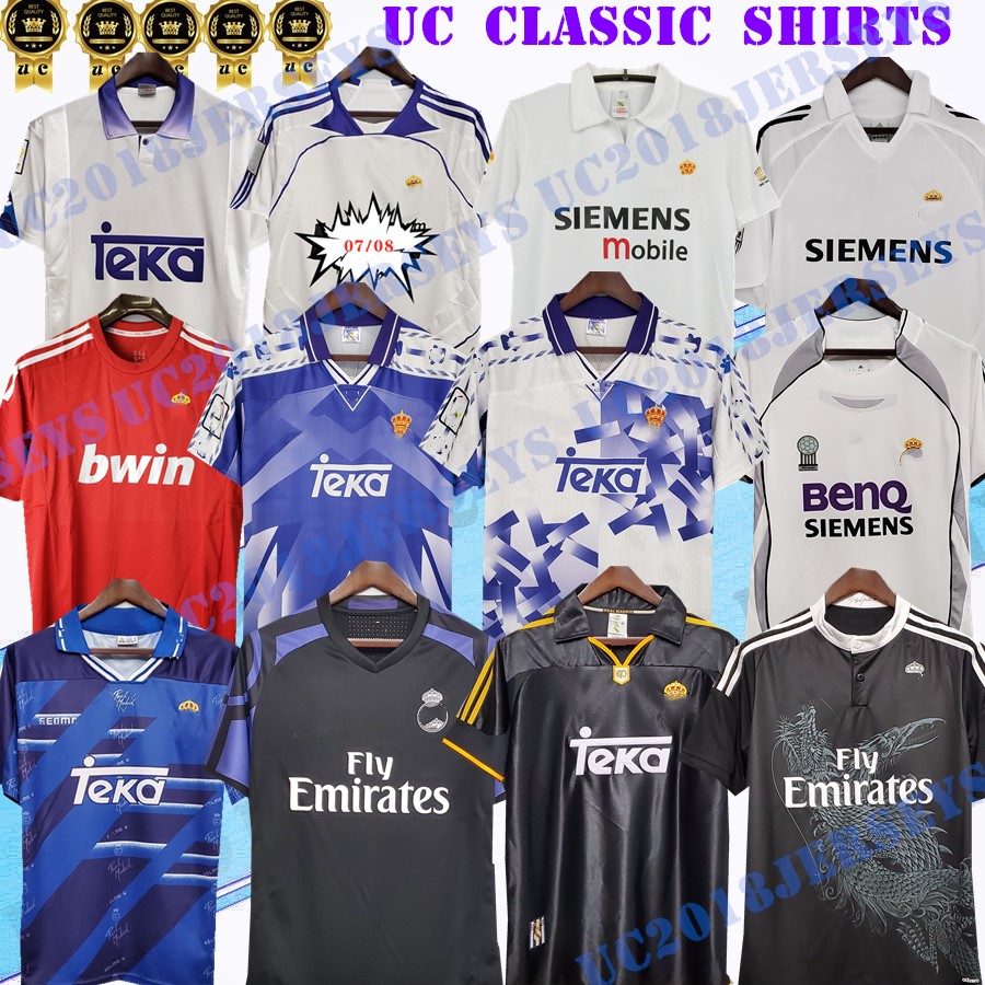 Retro Mad Soccer Jersey 10 11 12 Final Football Sergio Ramos 13 14 15 16 RONALDO ZIDANE Beckham 06 07 RAUL Robinho 98 97 96 vintage, 97/98 away
Retro Mad Soccer Jersey 10 11 12 Final Football Sergio Ramos 13 14 15 16 RONALDO ZIDANE Beckham 06 07 RAUL Robinho 98 97 96 vintage, 97/98 away