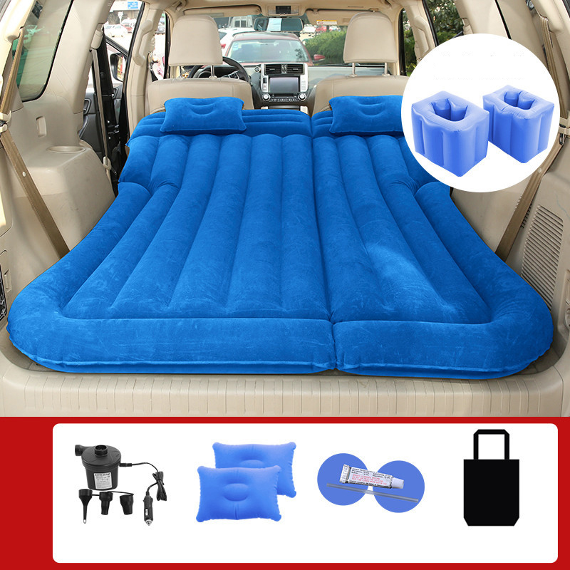 Car Inflatable Bed Air Mattress Universal SUV Car Travel Sleeping Pad Outdoor Camping Mat Child Rear Exhaust Pad Rear Seat