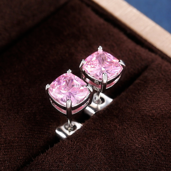Square Cubic Zircon Diamond Stud Earrings Rainbow Green Blue Crystal Earrings for Women Valentine's Gift Fashion Jewelry Will and Sandy
Square Cubic Zircon Diamond Stud Earrings Rainbow Green Blue Crystal Earrings for Women Valentine's Gift Fashion Jewelry Will and Sandy