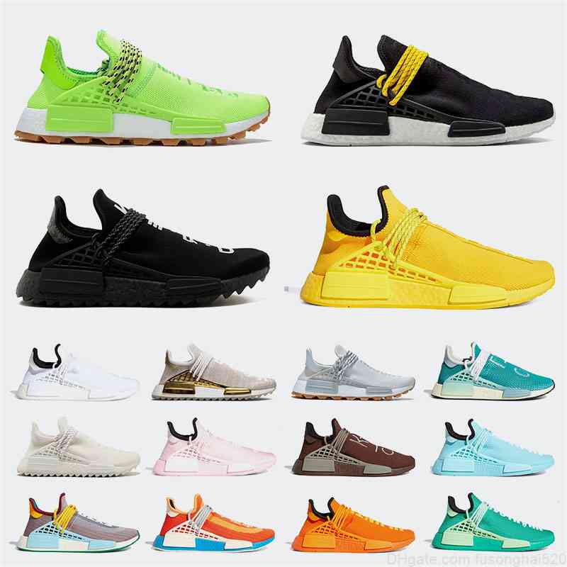 Men Women Pharrell Williams Running shoes Extra Eye Purple Hu Trail White Black Yellow Orange Red Classic Blue Nmd Human Race Trainers
Men Women Pharrell Williams Running shoes Extra Eye Purple Hu Trail White Black Yellow Orange Red Classic Blue Nmd Human Race Trainers