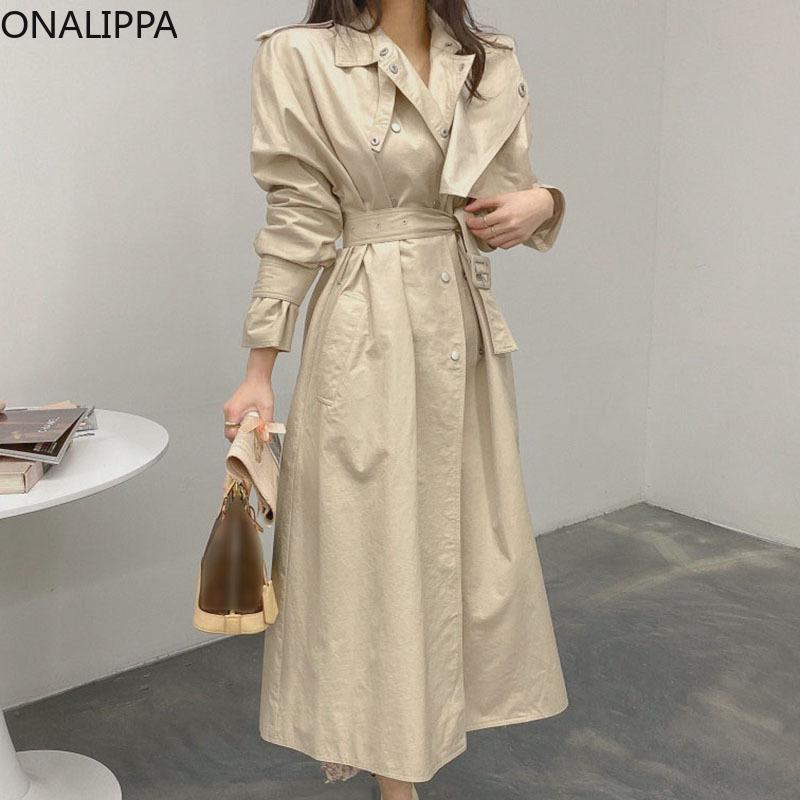 Women's Jackets ONALIPPA Stand-up Collar Trench Female Korean Elegant Temperament Stitching Design Double-Breasted Puff Sleeve Windbreaker C, Black;brown
Women's Jackets ONALIPPA Stand-up Collar Trench Female Korean Elegant Temperament Stitching Design Double-Breasted Puff Sleeve Windbreaker C, Black;brown
