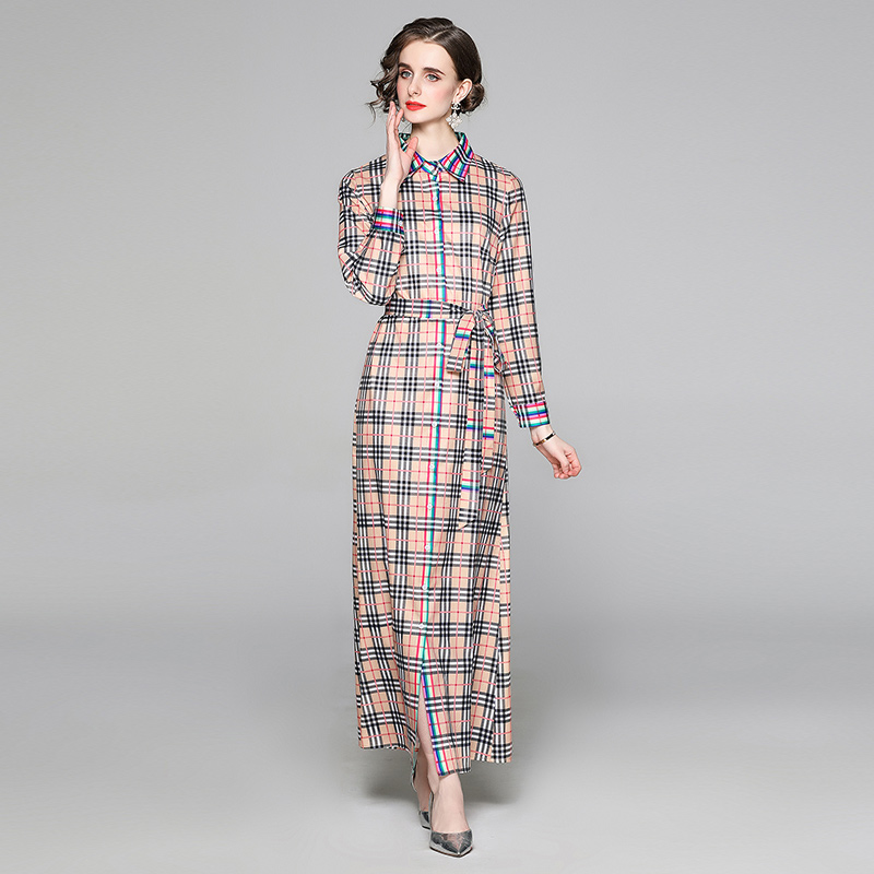 2021 Elegant Printed Shirt Maxi Dress Runway Designer Women Long Sleeve Button Lapel Office Casual Dresses Vintage Ladies Ribbon Bow Sash Slim Party Night Robes
2021 Elegant Printed Shirt Maxi Dress Runway Designer Women Long Sleeve Button Lapel Office Casual Dresses Vintage Ladies Ribbon Bow Sash Slim Party Night Robes