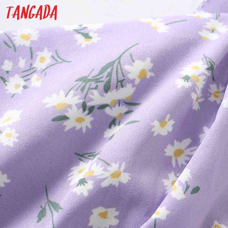 Summer Women Floral Print Tank Top Sleeveless Backless Female Tops 2M138 210416