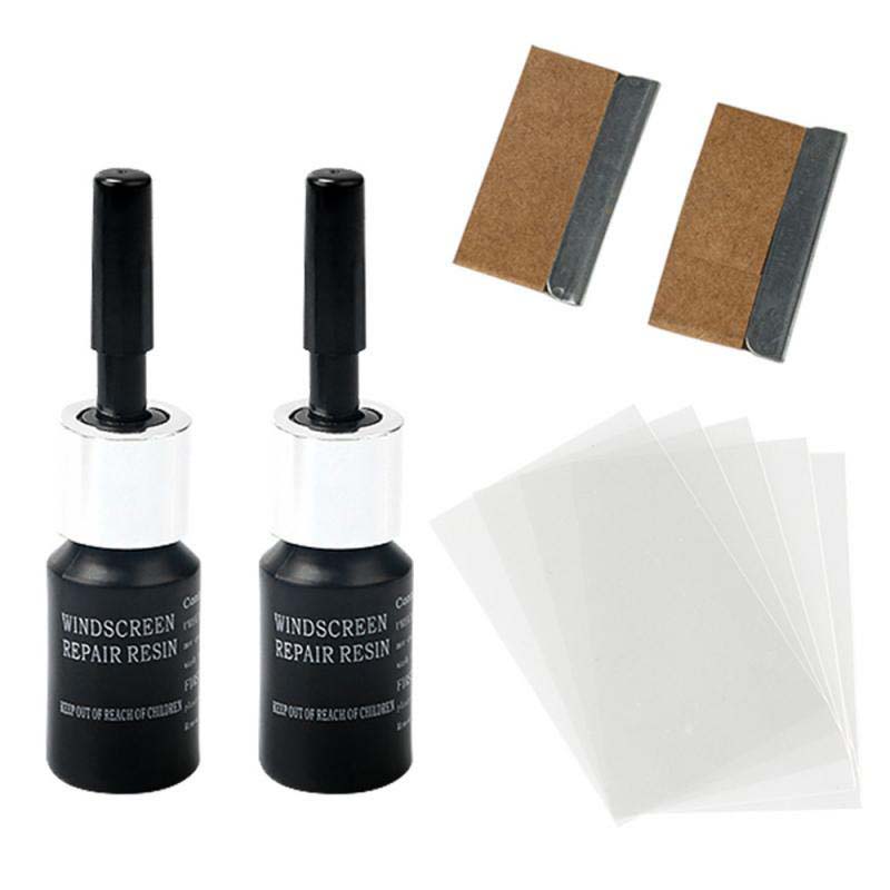 Windshield Crack Repair Kit, 2025 Upgrade Glass Repair Liquid for Cracks, Premium WindshieldRepair Tools for Chips and Cracks, Quick Fix Windshield & 