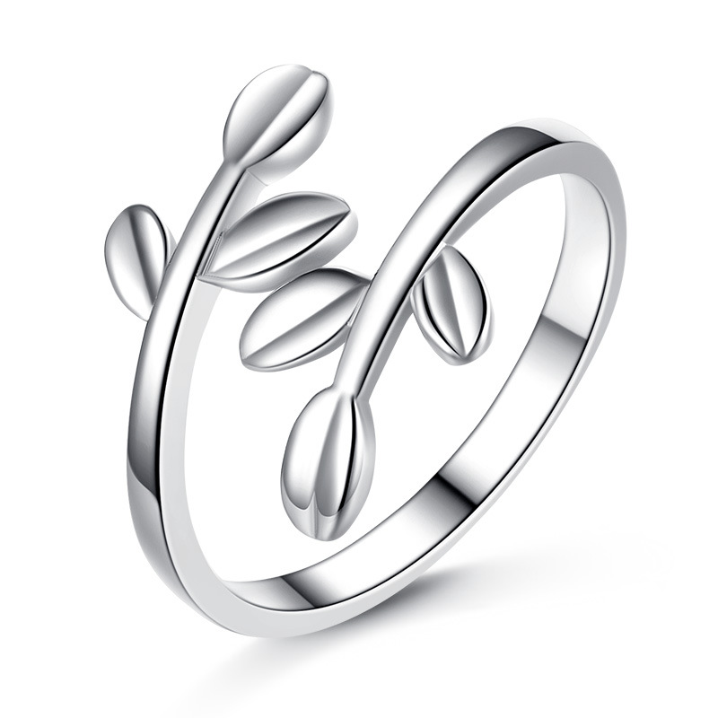 Wholesale 925 Sterling Silver Rings Band Leaf Shaped Cute Trendy Jewelry For Women Wedding
Wholesale 925 Sterling Silver Rings Band Leaf Shaped Cute Trendy Jewelry For Women Wedding