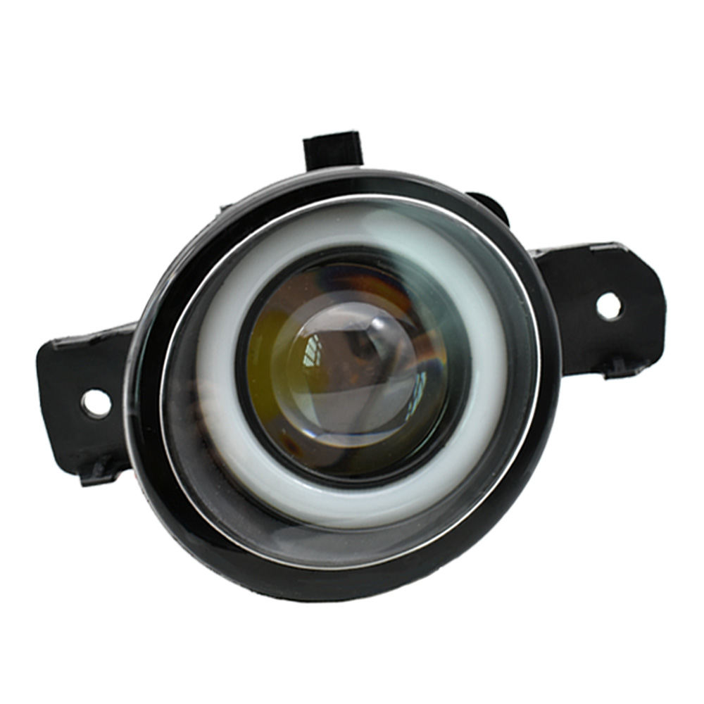 2 Pieces Fog-Lights LED DRL high quality Angel Eye 12v H11 Fog light for Nissan Micra March 4 IV (K13) Hatchback 2010-2018