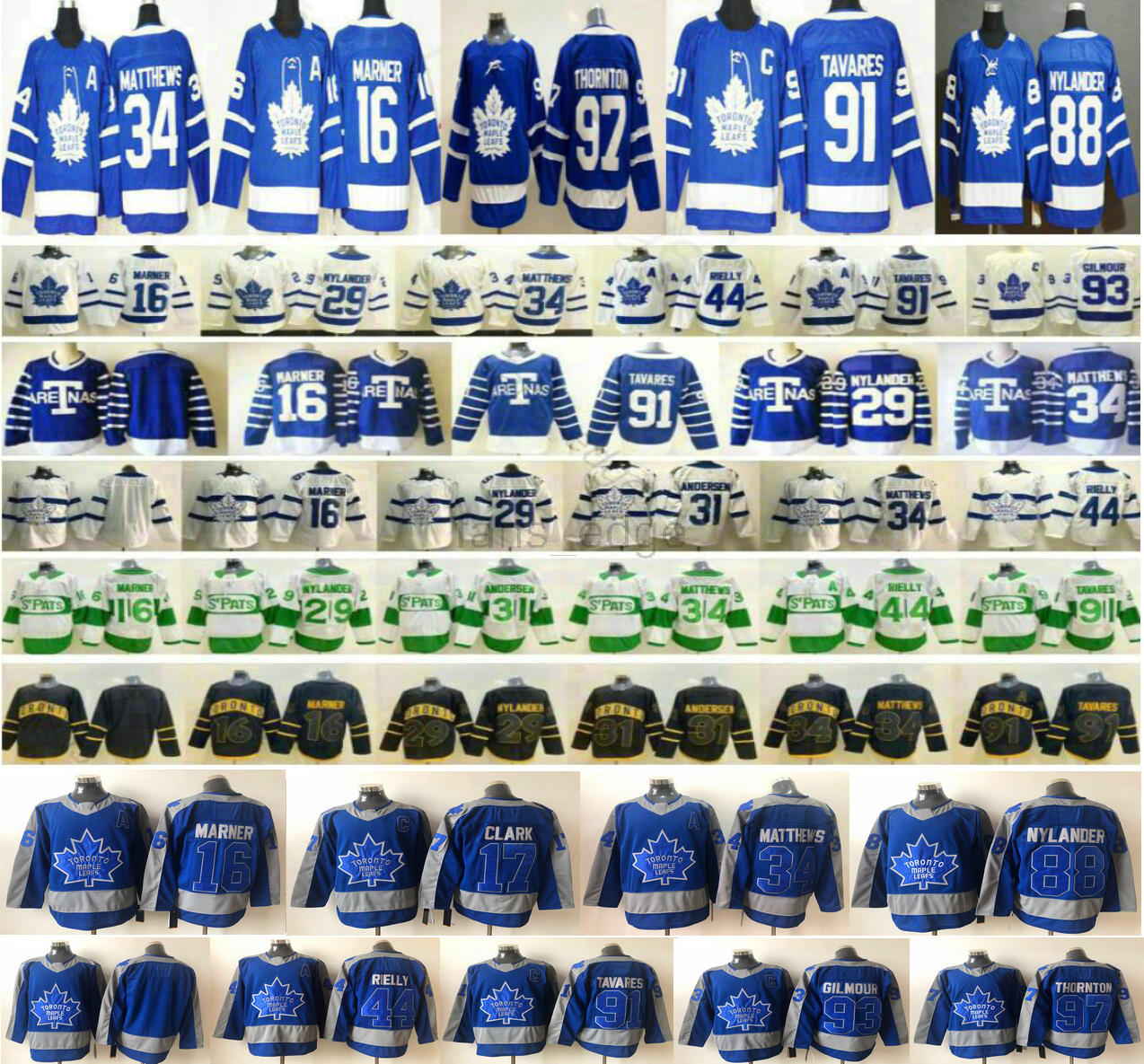 2021 Reverse Retro Toronto Maple Leafs Hockey Jerseys 16 Mitchell Marner 34 Matthews 91 Tavares 88 William Nylander 97 Joe Thornton Frederik Andersen, As picture men size
2021 Reverse Retro Toronto Maple Leafs Hockey Jerseys 16 Mitchell Marner 34 Matthews 91 Tavares 88 William Nylander 97 Joe Thornton Frederik Andersen, As picture men size