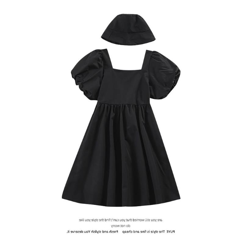 Casual Dresses Square Neck Puff Dress Sense Of Design Female Summer 2021 French Blue Doll Women Clothing, Black
Casual Dresses Square Neck Puff Dress Sense Of Design Female Summer 2021 French Blue Doll Women Clothing, Black