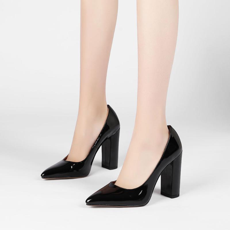 Dress Shoes 2021 Spring Summer Fahion Solid Pumps High Thick Heels Big Size 43 Slip On Shallow Pointed Toe Elegant Ofice Lady, Black
Dress Shoes 2021 Spring Summer Fahion Solid Pumps High Thick Heels Big Size 43 Slip On Shallow Pointed Toe Elegant Ofice Lady, Black