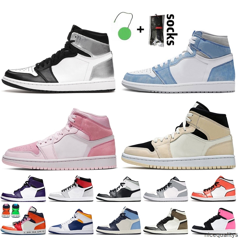 Top Quality Women Mens Jumpman 1 1s Basketball Shoes High OG Silver Toe Hyper Royal Mid Digital Pink Barely Orange Twist Trainers Sneakers, #45 mid bred multi-color 36-46
Top Quality Women Mens Jumpman 1 1s Basketball Shoes High OG Silver Toe Hyper Royal Mid Digital Pink Barely Orange Twist Trainers Sneakers, #45 mid bred multi-color 36-46