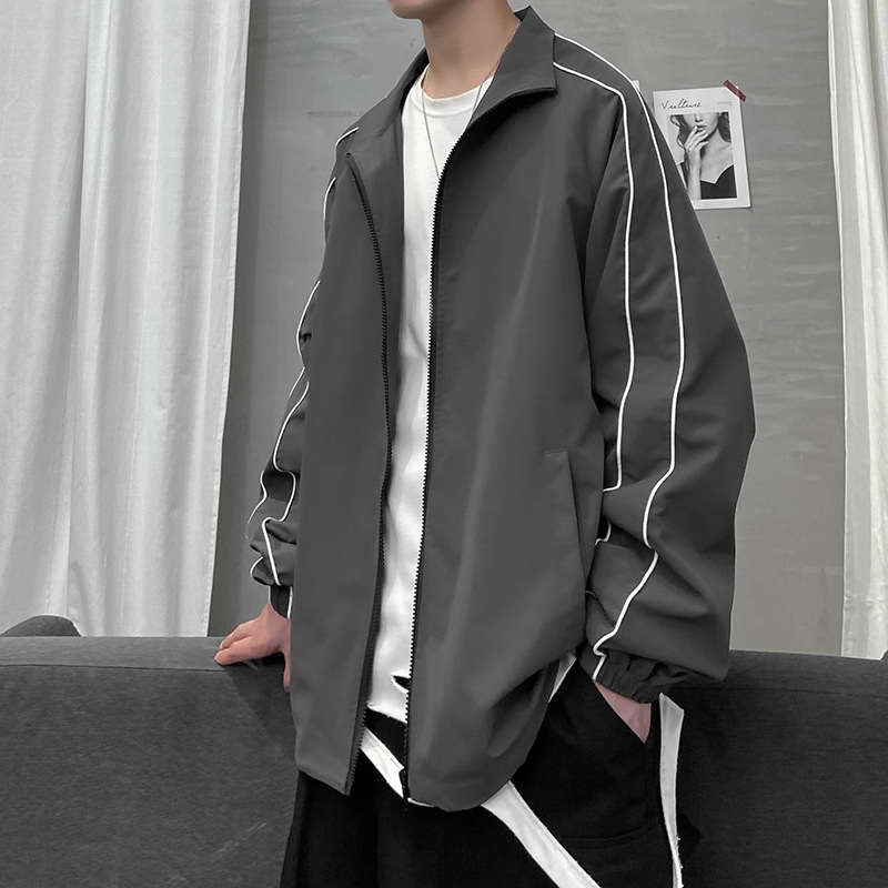 Vibe style Baseball Jacket DK coat men's oversize dark Department College style French couple jacket, Black
Vibe style Baseball Jacket DK coat men's oversize dark Department College style French couple jacket, Black