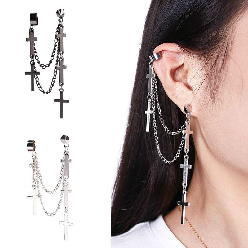 Dangle & Chandelier 2021 Arrival Fashion Retro Black Cross Chain Earring Personality Ladies Women Hip Hop Multi-Layer Men's Earrings Jewelry
Dangle & Chandelier 2021 Arrival Fashion Retro Black Cross Chain Earring Personality Ladies Women Hip Hop Multi-Layer Men's Earrings Jewelry