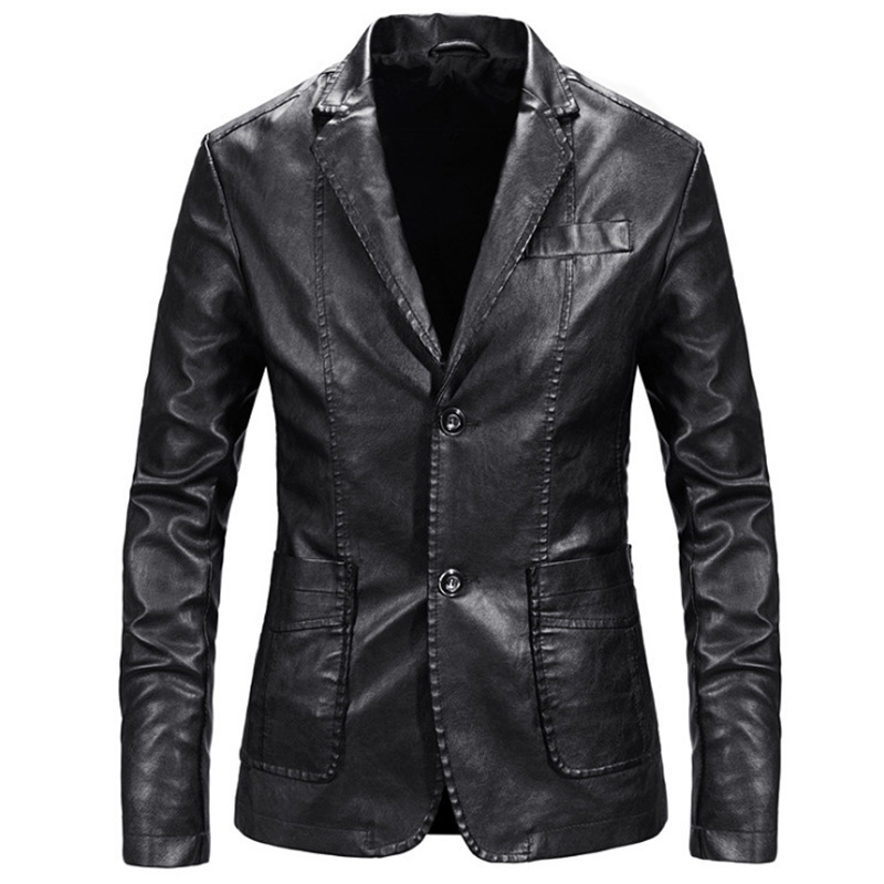 Men Blazer and Jackets Slim Fit Leather Jacket Fashion Black Party/Wedding/Business Blazer Leather Jacket Male Outwear 4XL
Men Blazer and Jackets Slim Fit Leather Jacket Fashion Black Party/Wedding/Business Blazer Leather Jacket Male Outwear 4XL