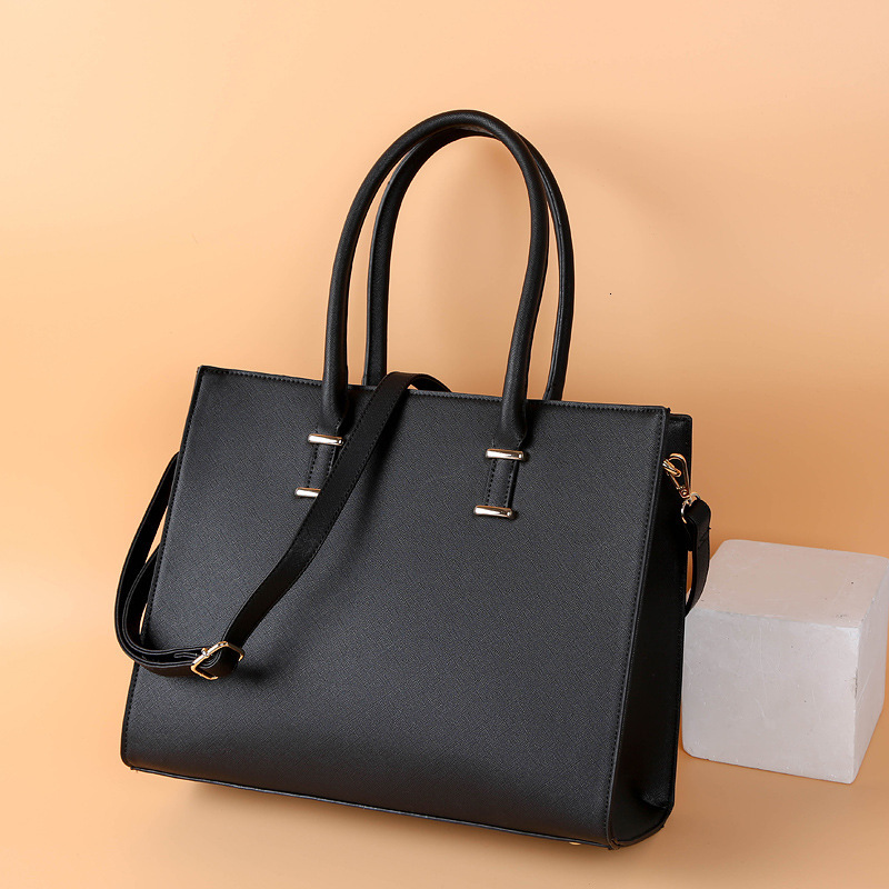 Women Briefcases Business Bags ice Portfolio Large Capacity Handbag Cross Pattern Leather Laptop Bag Tote, Black
Women Briefcases Business Bags ice Portfolio Large Capacity Handbag Cross Pattern Leather Laptop Bag Tote, Black