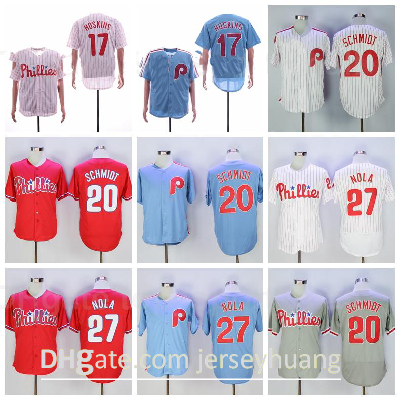 2016 Retror Baseball Vintage 20 Mike Schmidt Jersey 27 Aaron Nola 17 Rhys Hoskins Red White Blue Pinstripe Flexbase Cool Base Cooperstown, 17 white
2016 Retror Baseball Vintage 20 Mike Schmidt Jersey 27 Aaron Nola 17 Rhys Hoskins Red White Blue Pinstripe Flexbase Cool Base Cooperstown, 17 white
