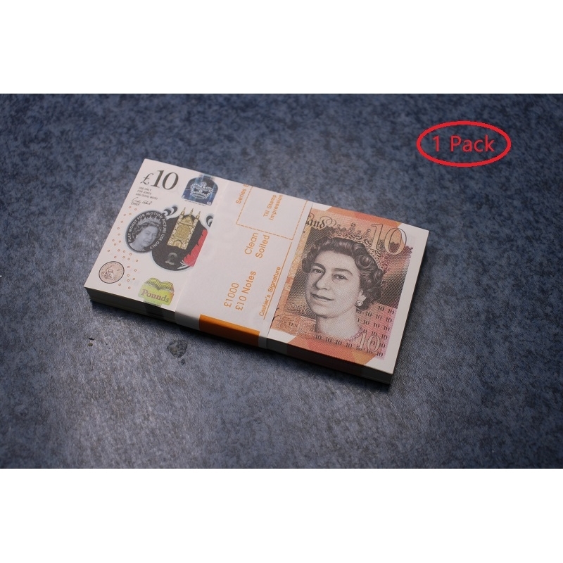 Fake Money Funny Toy Realistic UK POUNDS Copy GBP BRITISH ENGLISH BANK 100 10 NOTES Perfect for Movies Films Advertising Social Media
Fake Money Funny Toy Realistic UK POUNDS Copy GBP BRITISH ENGLISH BANK 100 10 NOTES Perfect for Movies Films Advertising Social Media
