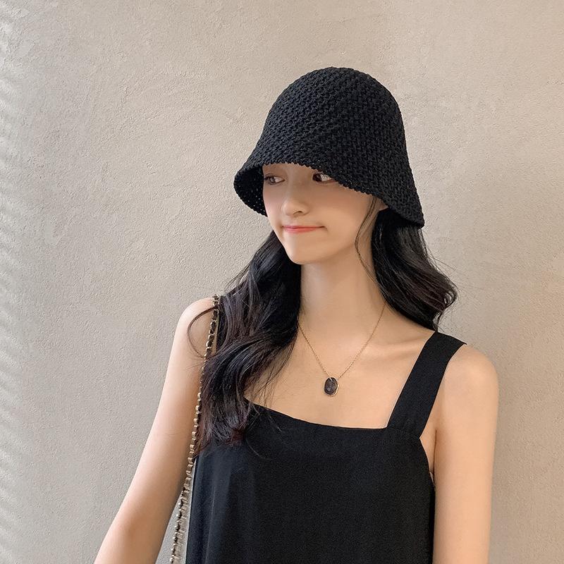 Wide Brim Hats 2021 Sun Hat Cap Ventilation Floppy Top Summer For Women Beach Panama Dome Bucket Hollow Out Visor Bonnet Present, Black
Wide Brim Hats 2021 Sun Hat Cap Ventilation Floppy Top Summer For Women Beach Panama Dome Bucket Hollow Out Visor Bonnet Present, Black