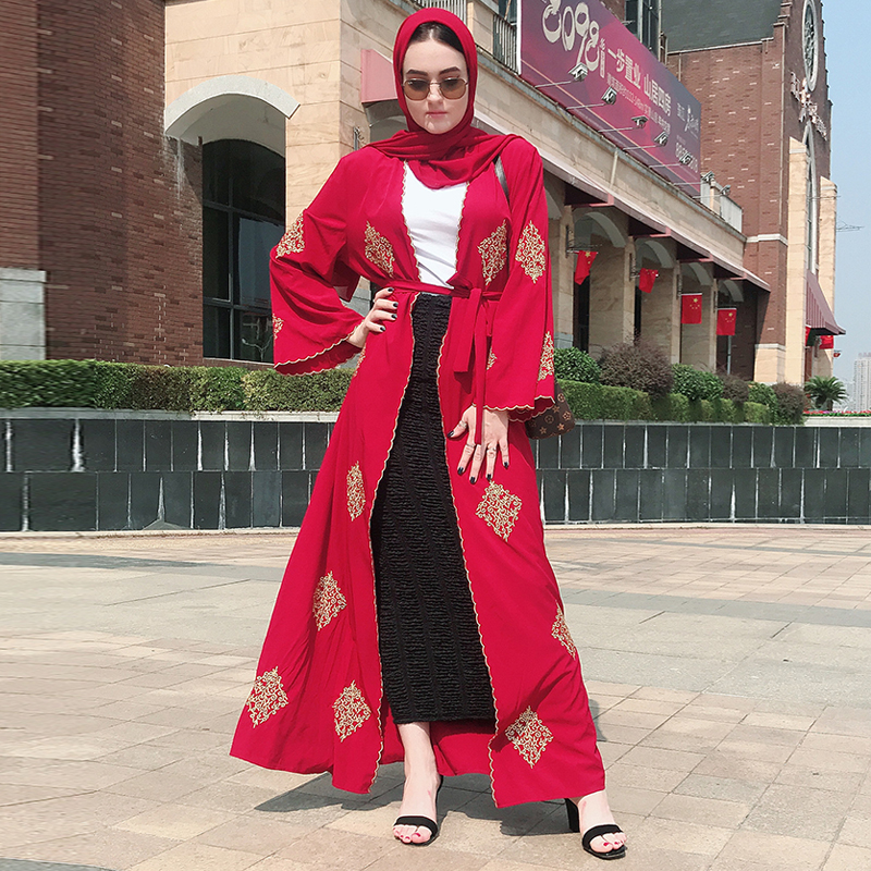 Robe Dubai Open Abaya Kimono Muslim Hijab Dress Kaftan Abayas Islamic Clothing For Women Coat Caftan Marocain Kleding Djellaba
Robe Dubai Open Abaya Kimono Muslim Hijab Dress Kaftan Abayas Islamic Clothing For Women Coat Caftan Marocain Kleding Djellaba