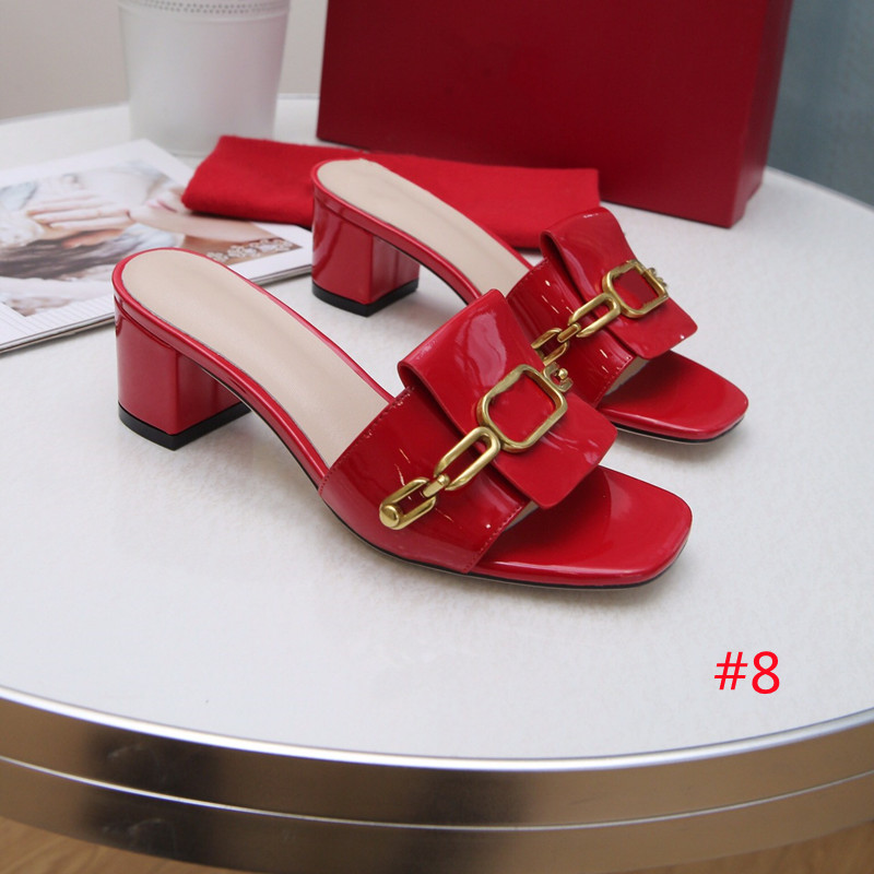 2021 new Fashion quality Classic woman slipper Sandals Lady temperament Sandals Metal buckle Leather sexy high heeled shoes Coarse heel5.5cm Half, Black
2021 new Fashion quality Classic woman slipper Sandals Lady temperament Sandals Metal buckle Leather sexy high heeled shoes Coarse heel5.5cm Half, Black