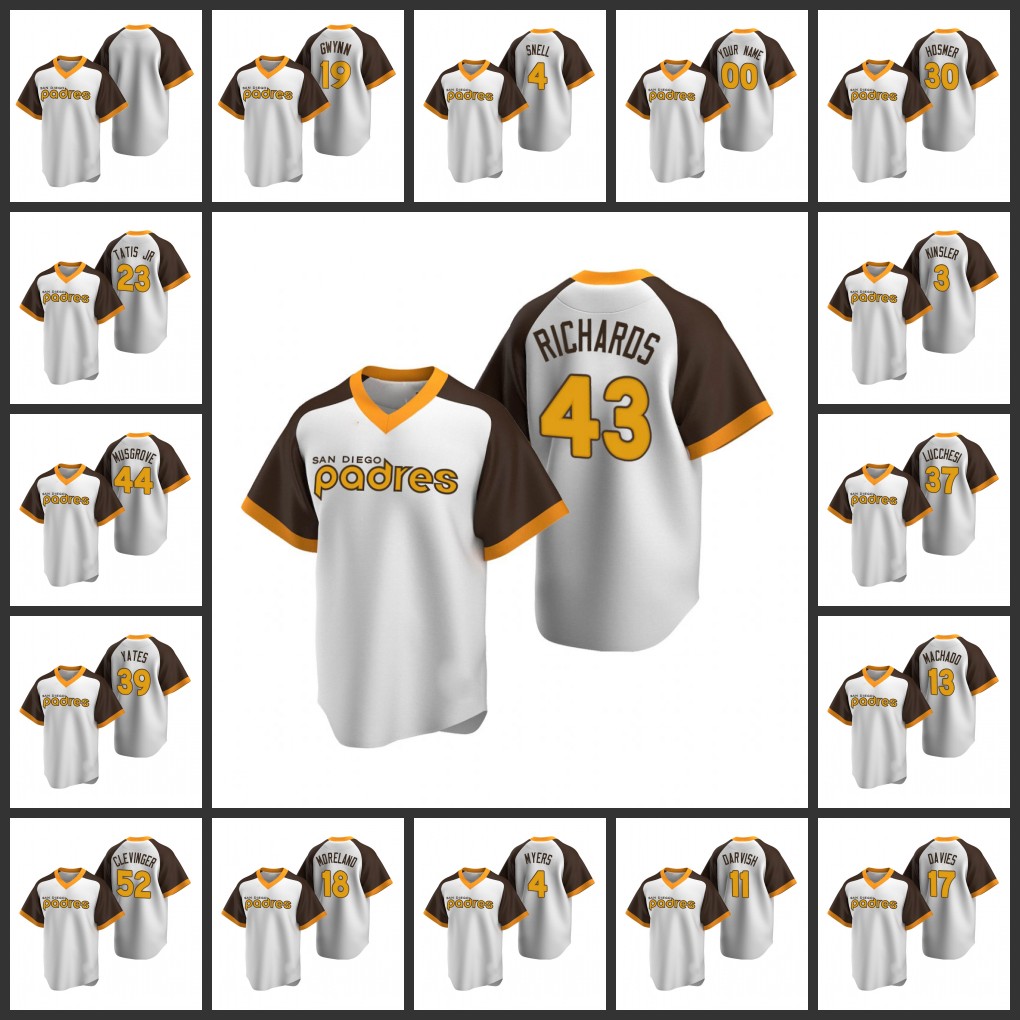 San Diego's Padres Men Women Youth #19 Tony Gwynn 23 Fernando Tatis Jr. 11 Yu Darvish 44 Joe Musgrove Custom White Cooperstown Collecti, Black
San Diego's Padres Men Women Youth #19 Tony Gwynn 23 Fernando Tatis Jr. 11 Yu Darvish 44 Joe Musgrove Custom White Cooperstown Collecti, Black
