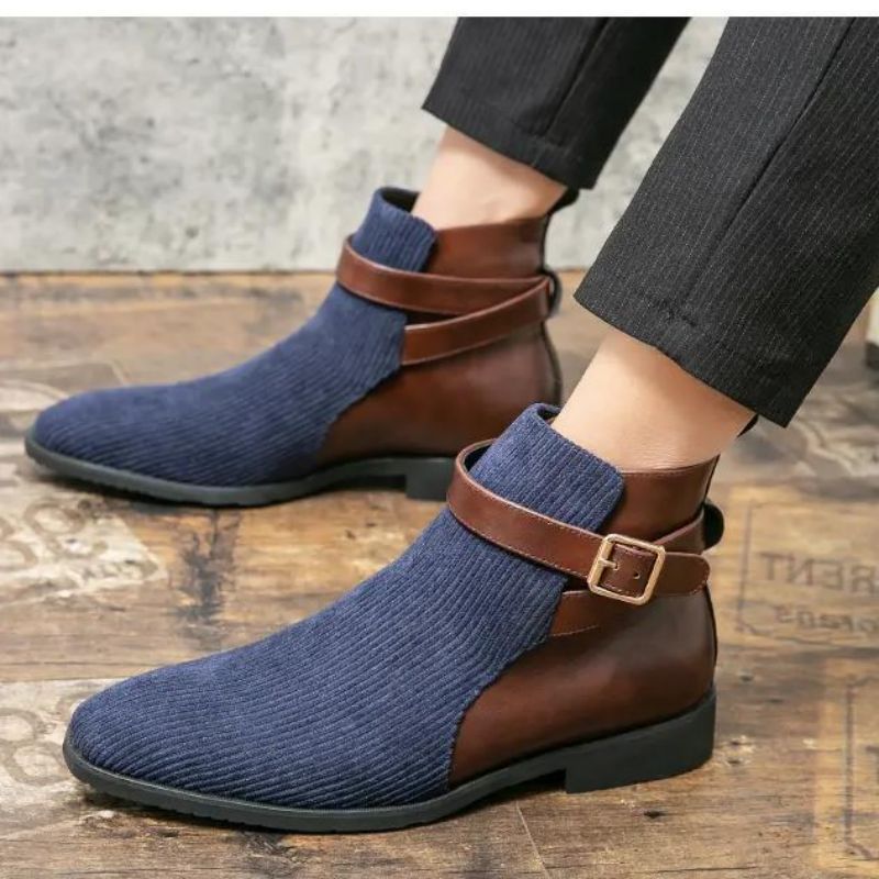 Men Shoes Fashion Classic Boots Mixed Colors Ankle Botines Buckle Comfortable Spring Autumn Simplicity Round Toe 2021 New Concise DH581, Blue
Men Shoes Fashion Classic Boots Mixed Colors Ankle Botines Buckle Comfortable Spring Autumn Simplicity Round Toe 2021 New Concise DH581, Blue