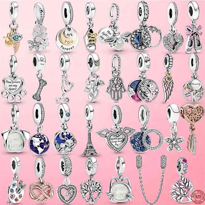 925 Sterling Silver Sparkling Family Tree Dangle Charm Beads Fit Original Pandora Bracelet Pendant Necklace Jewelry
925 Sterling Silver Sparkling Family Tree Dangle Charm Beads Fit Original Pandora Bracelet Pendant Necklace Jewelry