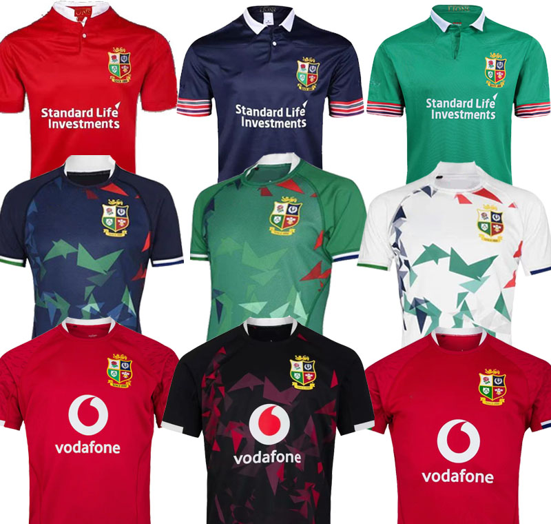 British and Irish Lions Rugby Jerseys Lion of Ireland jersey national team uniforms pre match training shirt polo quick-drying sports wear S, Black;gray
British and Irish Lions Rugby Jerseys Lion of Ireland jersey national team uniforms pre match training shirt polo quick-drying sports wear S, Black;gray